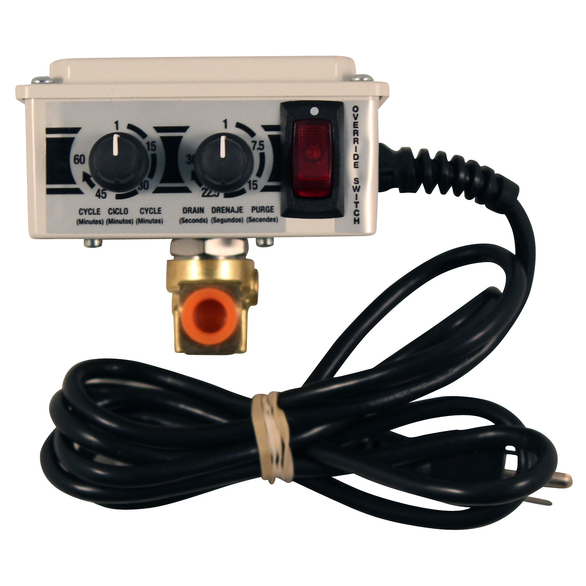 Milton, Electronic Drain and Y Strainer, Max. PSI 200 PSI, Model# 1139-3